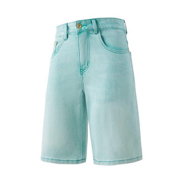 2708 Men's 10.2 OZ Slim Fit Colored Denim Shorts