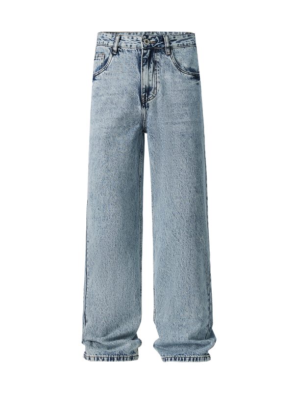 9911 Men's 12 OZ Vintage Salt Wash Relaxed Straight Jeans