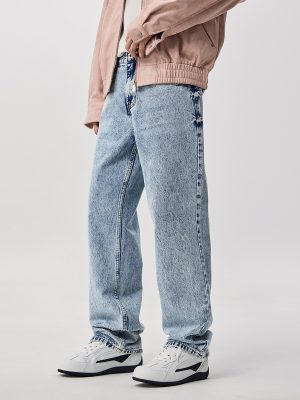 9911 Men's 12 OZ Vintage Salt Wash Relaxed Straight Jeans