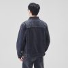Y1506 Men's Chenille Tone‑on‑Tone Jacquard Denim Jackets