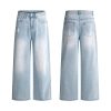 H3825 Men's 12.2 OZ High Rise Vintage Enzyme Stone Wash Ripped Jeans