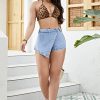 1788146359185918.jpg 35816 Women's 10.8 OZ Y2K Stretch Silver Metal Studs Denim Skort