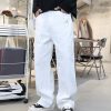 H3716 Men's 10.6 OZ Wide Leg Raw White Jeans
