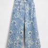 1788717003727929.jpg 10 OZ Big Girls Vintage Hippie Y2K Low Rise All‑over Digital Floral Printing Baggy Jeans