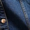 1788718285379193.jpg 10.5 OZ Big Girls Short Sleeve Western Casual Preppy Stretch Denim Shirt Dresses