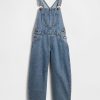 1788720404288524.jpg 10.2 OZ Big Girls Vintage Workwear Baggy Barrel‑Leg Denim Overalls