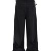 TJ149 Men's 13.6 OZ Solid Black Classic Five Pockets Baggy Jeans