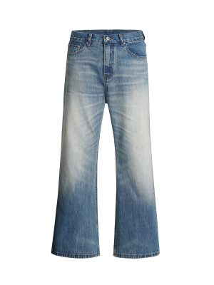 Q213  Men's 14 OZ 100% Cotton Classic Five Pockets Bootcut Jeans