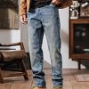 5067  Men's 12.8 OZ Selvedge Slim Fit Straight Denim Jeans