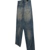 FJ071 Men's 14.6 OZ Mud Vintage Wash Relaxed Straight Jeans