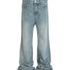FJ063 Men's 12.8 OZ Light Stone Wash Commuter Style Bootcut Jeans