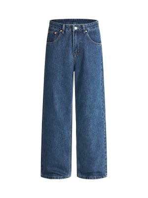 6823 Men's 11.8 OZ Cleanfit Stone Wash Relaxed Straight Jeans