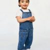 Baby Girls 9 OZ Lyocell Bib Denim Overalls