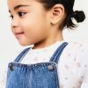 Baby Girls 9 OZ Lyocell Bib Denim Overalls