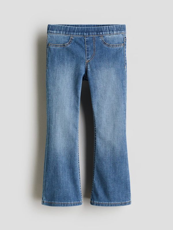 HMKD020  Superstretch Flared Leg Jeans  Cotton 64%, Polyester 34%, Spandex 2%   2-8