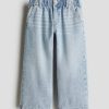 HMKD021  Daisy Wide Leg Paper-Bag Jeans Cotton 100%  2-8