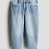 HMKD023  Loose-Fit Barrel Jeans  Cotton 100%  2-8