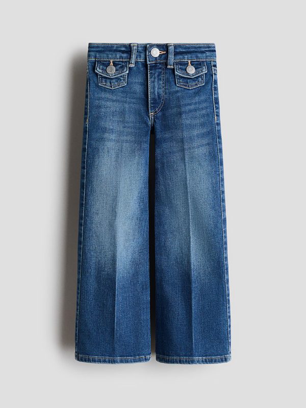 HMKD024  Wide-Leg Jeans  Cotton 78%, Polyester 21%, Spandex 1%  2-8
