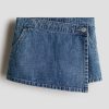 HMKD039  Denim Wrap Skort  Cotton 100%  2-8