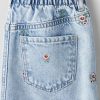 HMKD041  Embroidered-Detail Denim Skirt  Cotton 100%  2-8