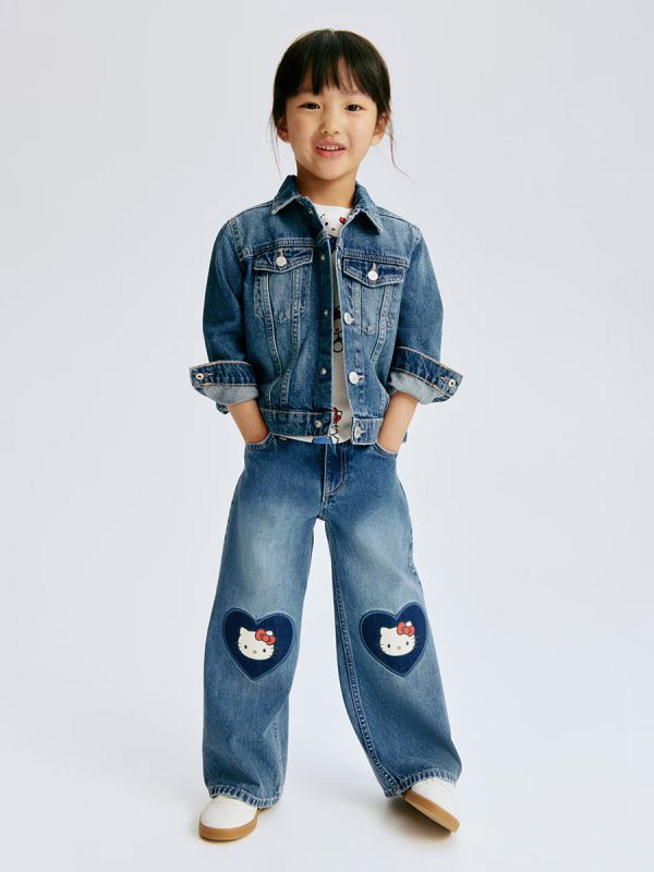HMKD082  Printed Denim Jacket  Cotton 100%  2-8