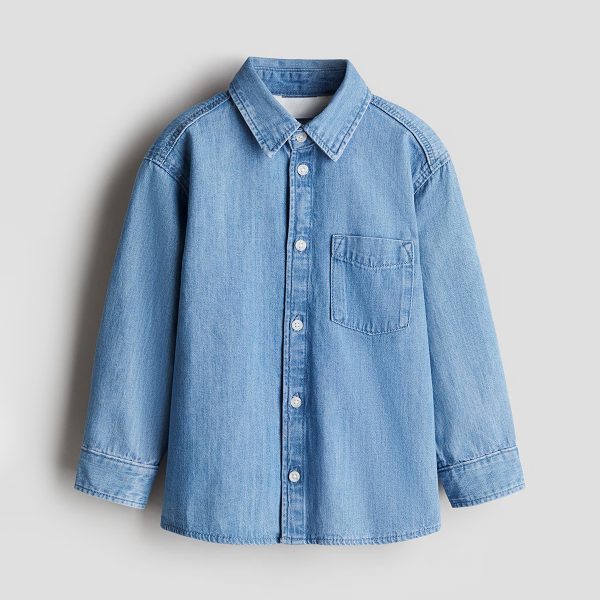 HMKD051  Cotton Denim Shirt  Cotton 100%  2-8