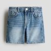 HMKD029  Loose-Fit Denim Shorts  100% Cotton  2-8