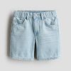 HMKD029  Loose-Fit Denim Shorts  100% Cotton  2-8