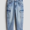 HMKD014  Relaxed Tapered Fit Jeans  Cotton 100%