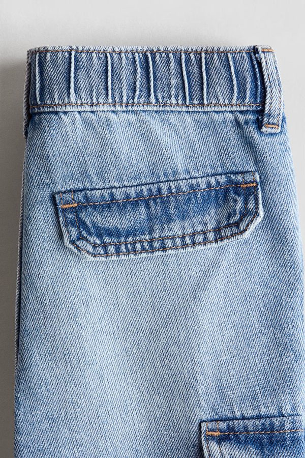 HMKD014  Relaxed Tapered Fit Jeans  Cotton 100%