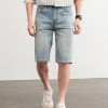 1789957747163673.jpg D501 Men's 10.8 OZ Slim Straight Fit Denim Bermuda Shorts Jorts