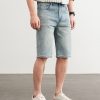 1789957758768907.jpg D501 Men's 10.8 OZ Slim Straight Fit Denim Bermuda Shorts Jorts
