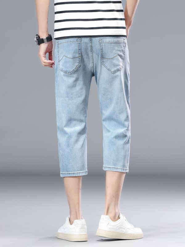 1789957916897595.jpg 894 Men's 10.8 OZ Stretch Slim Fit Denim 7/10 Length Capris Jeans