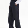 DK3057  Men's 12 OZ Dark Blue Black Raw Denim Relaxed Straight Jeans
