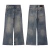 1790220815797081.jpg DL3100 Men's 13.2 OZ Distressed Vintage Wash Bootcut Jeans