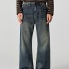 1790220819252543.jpg DL3100 Men's 13.2 OZ Distressed Vintage Wash Bootcut Jeans
