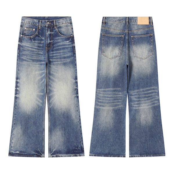 1790222451694152.jpg DL3111 Men's 12.2 OZ Vintage Faded Wash Bootcut Jeans