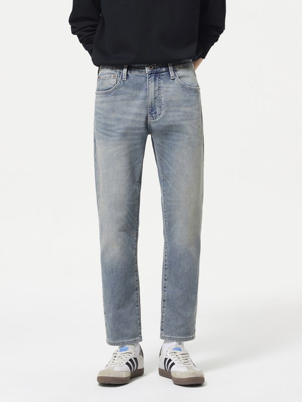 1790370509810446.jpg 5001 Men's 10.8 OZ Stretch Slim Straight 9/10 Ankle Length Jeans