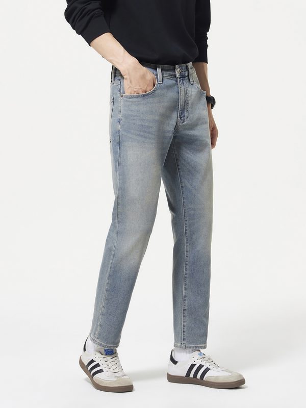 1790370529717890.jpg 5001 Men's 10.8 OZ Stretch Slim Straight 9/10 Ankle Length Jeans
